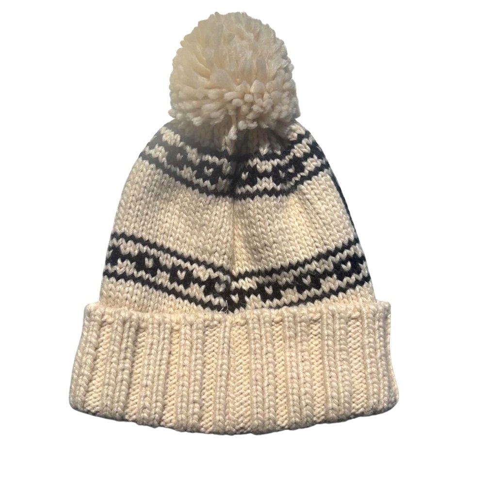 NBA CHICAGO BULLS YOUTH Cream and Black Beanie - Picture 4 of 5